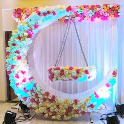 Cradle Flowers Decoration For Naming Ceremony