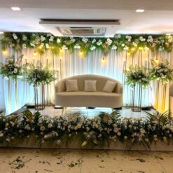 Flower Decoration For Engagement Ceremony
