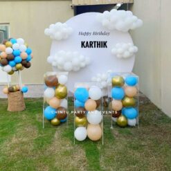 Hot Air Balloon Themed Birthday Decorations