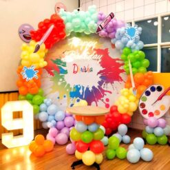Painting Theme Birthday Decorations