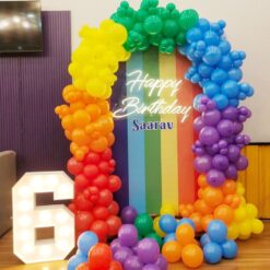 Rainbow Theme Birthday Decorations