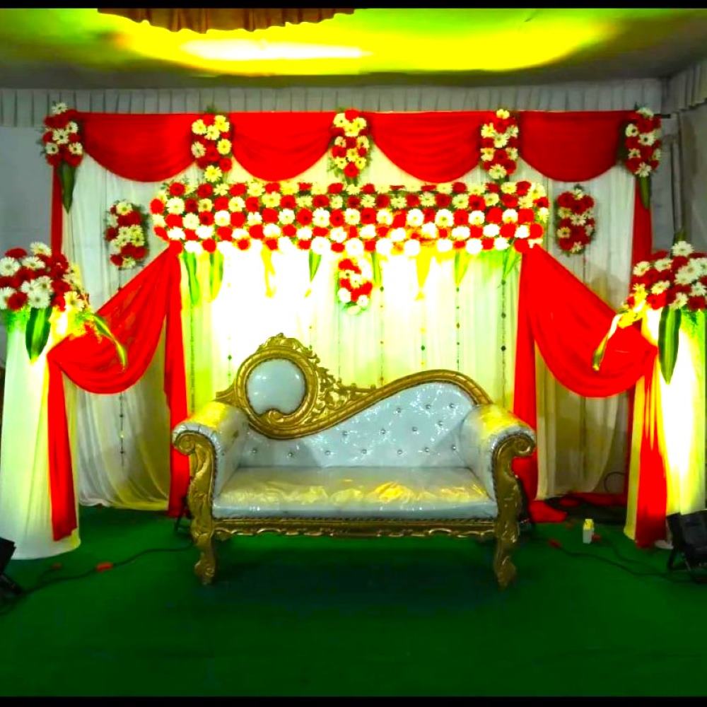 Engagement Ceremony Flower Decorations