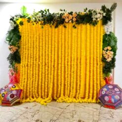 Flower Decorations For Mehndi At Home