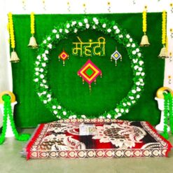 Flowers Decorations For Mehndi At Home