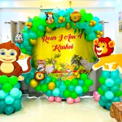 Jungle Theme Birthday Decorations At Home