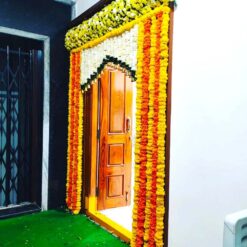 Main Door Flowers Decorations For Housewarming