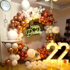 Balloon Ring Decoration For 22nd Birthday