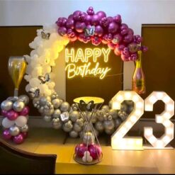 Balloon Ring Decoration For 23rd Birthday