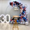 Balloon Ring Decoration For 30th Birthday At Home