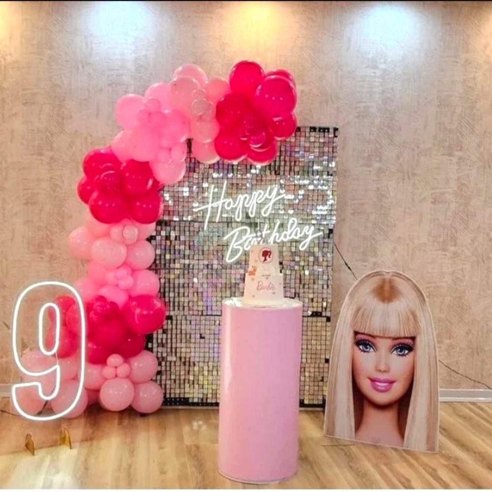 Barbie Themed 9th Birthday Decorations