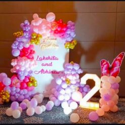 Butterfly Theme 2nd Birthday Decorations