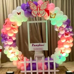 Butterfly Theme Birthday Balloon Decorations