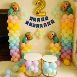 Cocomelon Theme Simple Birthday Decorations