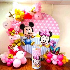 Mickey And Minnie Theme Birthday Decorations