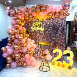 Shimmer Backdrop Birthday Decorations