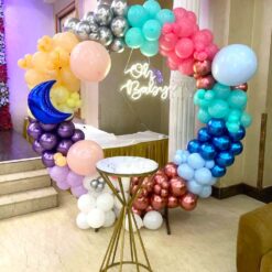 Baby Shower Balloons Ring Decorations At Home