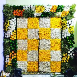 Background Decoration For Half Saree Function