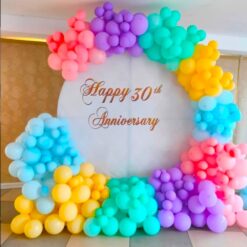 Balloon Decoration For 30th Anniversary At Home