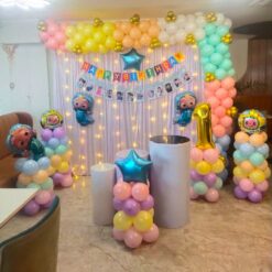 Cocomelon Birthday Theme Decoration