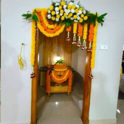 Flower Decoration For Griha Pravesh