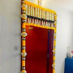 Front Door Flower Decoration Indian Style