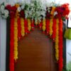 Front Door Flower Decorations Indian Style