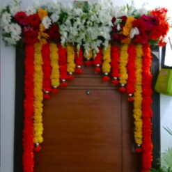 Front Door Flower Decorations Indian Style