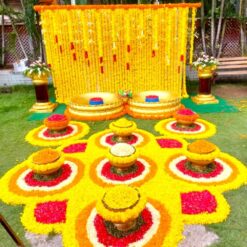 Haldi Function Decorations At Home