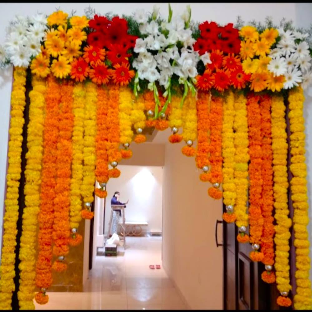 Main Door Decoration For Housewarming