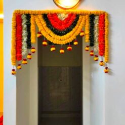 Marigold Flower Decorations For Housewarming Ceremony