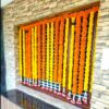 Marigold Flower Decorations In Home For House Warming