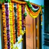 Marigold Flowers Decoration For Housewarming Ceremony