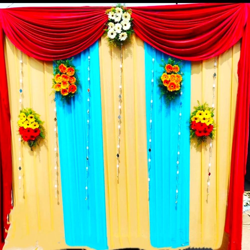 Simple Engagement Decoration At Home