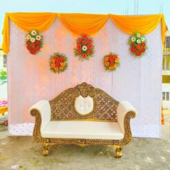 Simple Flowers Decoration For Engagement