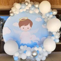 Elegant Balloon Decorations For Baptism