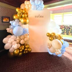 Elegant Balloon Decorations For Baptism Ceremony