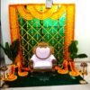 Flowers Decorations In Home For Half Saree Ceremony