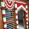 Home Door Traditional Flower Decorations