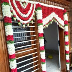 Home Door Traditional Flower Decorations