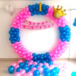 Balloon Ring Decorations For Birthday