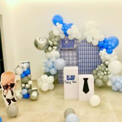 Boss Baby Theme 1st Birthday Balloon Decorations