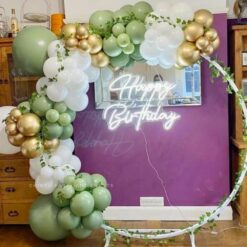Elegant Balloon Ring Birthday Decorations