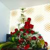 Flowers Bouquet For House Warming In Living Room