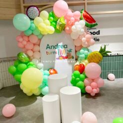 Fruits Theme 2nd Birthday Decorations