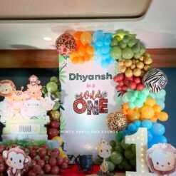 Jungle Safari Theme 1st Birthday Decorations