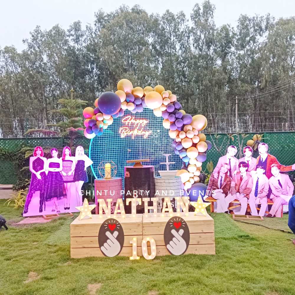 K Pop Theme Birthday Party Decorations