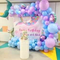 Mermaid Theme Birthday Balloon Decorations