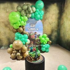 Minecraft Theme 6th Birthday Decorations In Bangalore