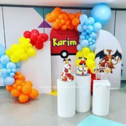 Pokemon Theme Birthday Balloon Decorations
