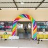 Rainbow Balloon Arch Decorations For Playschools